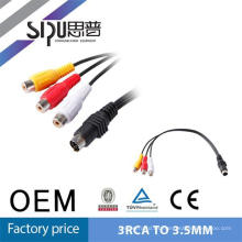 SIPUO 3 pin macho a macho jack aux cable de audio de 3,5 mm 1,5 mm a 3,5 mm